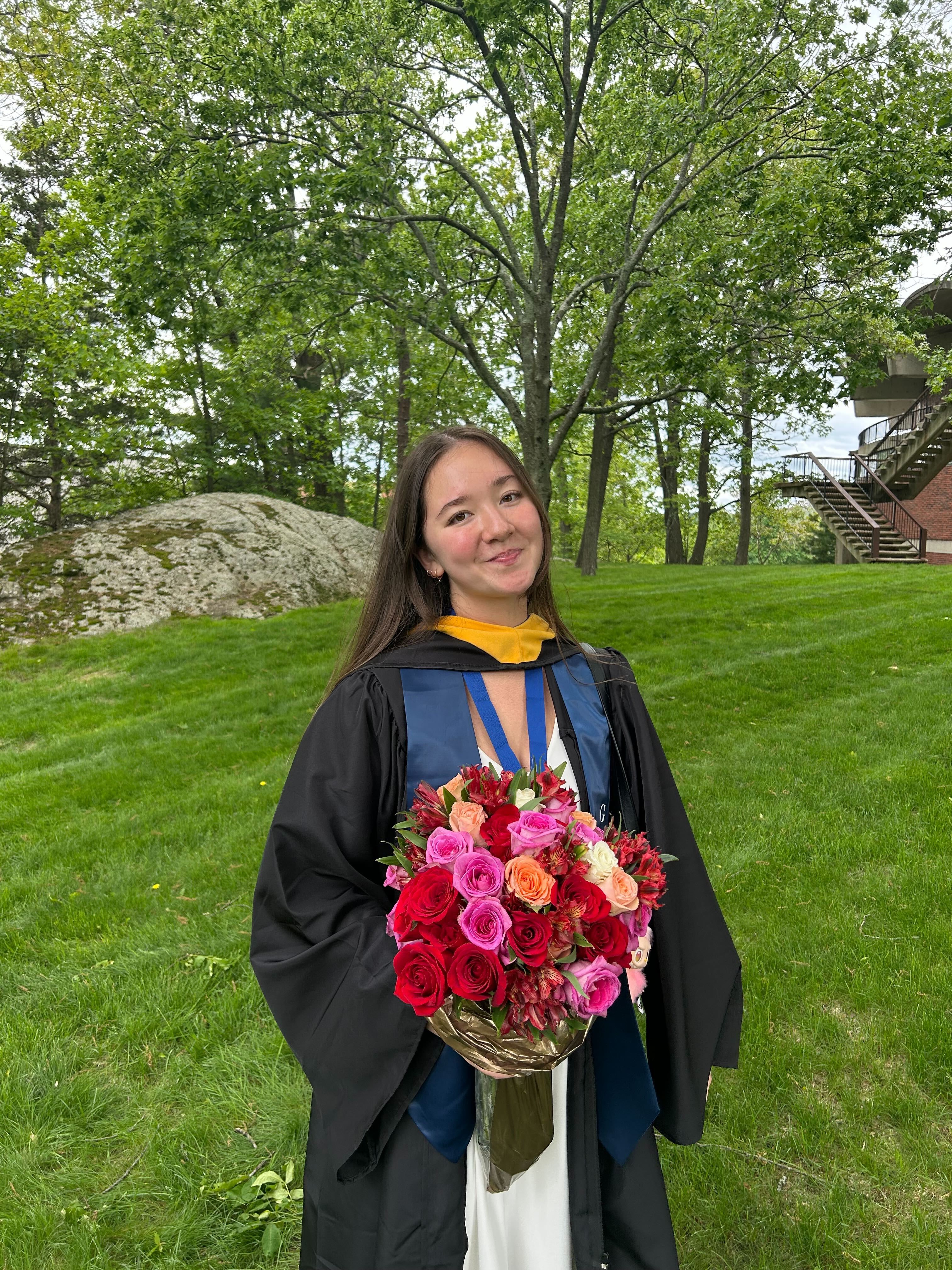 Yohana gets HIGHEST HONORS on her Senior Thesis