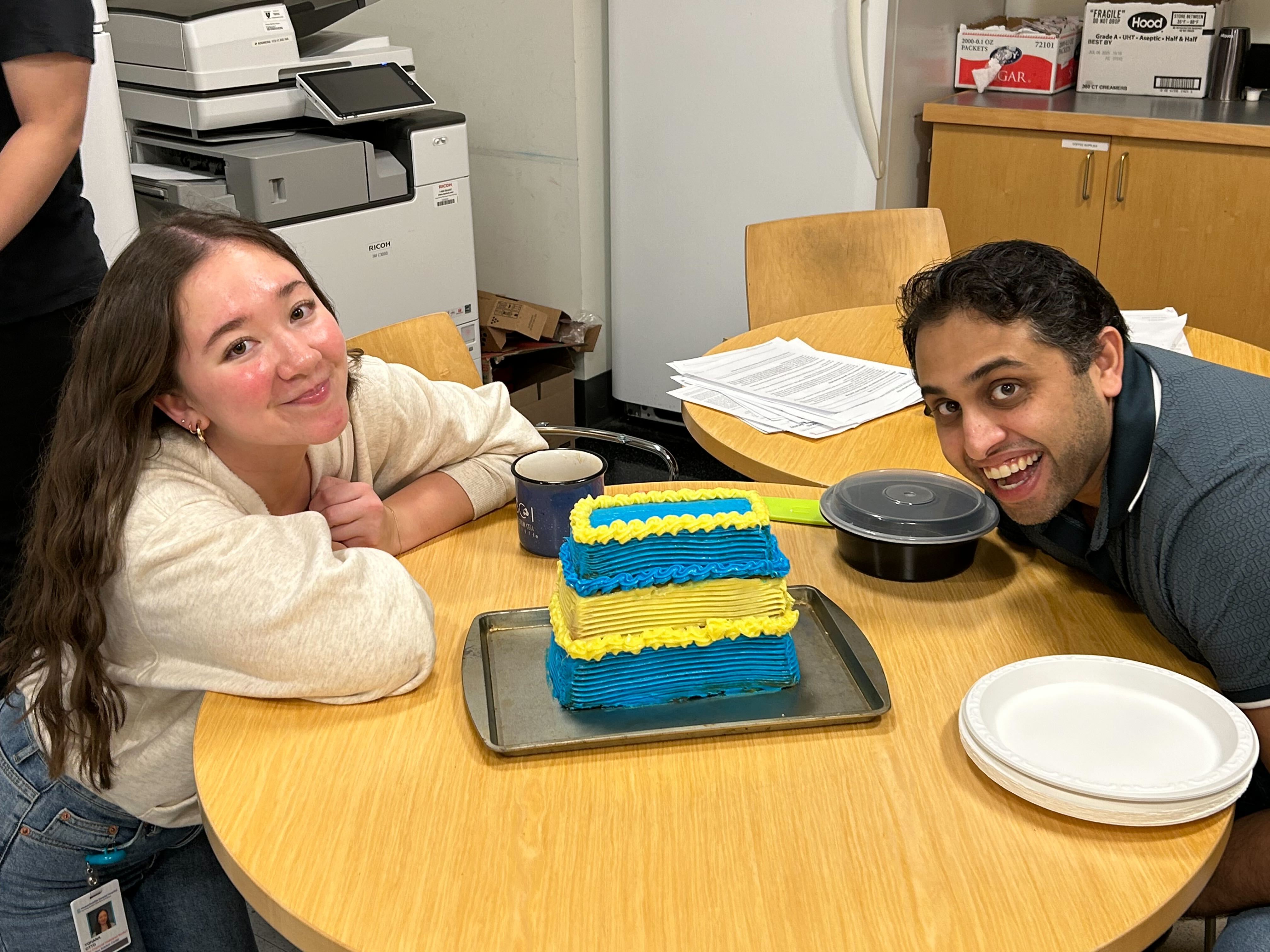 Hillock cake to celebrate Yohana Graduating